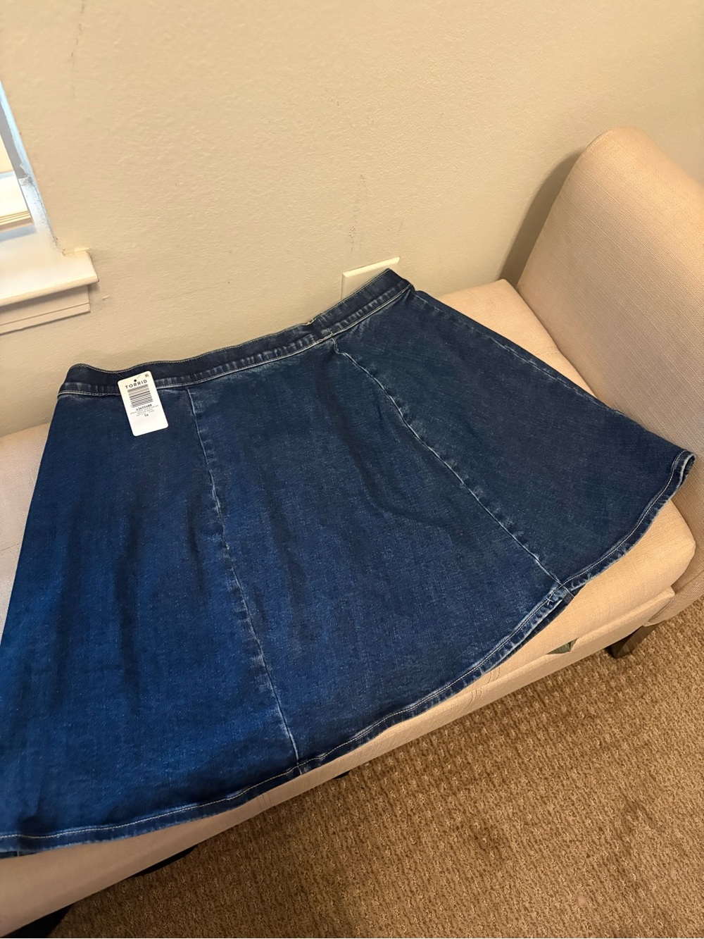 Denim Skort
